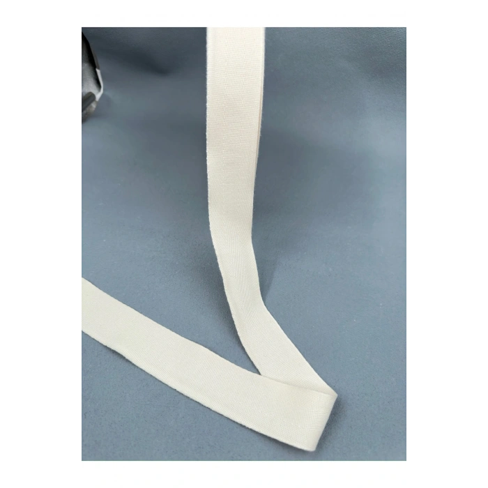 3 cm balıksırtı şerit-5 metre-ham/ekru