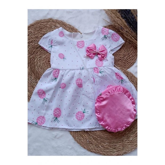 KIZ ÇOCUK ÇANTALI ELBİSE