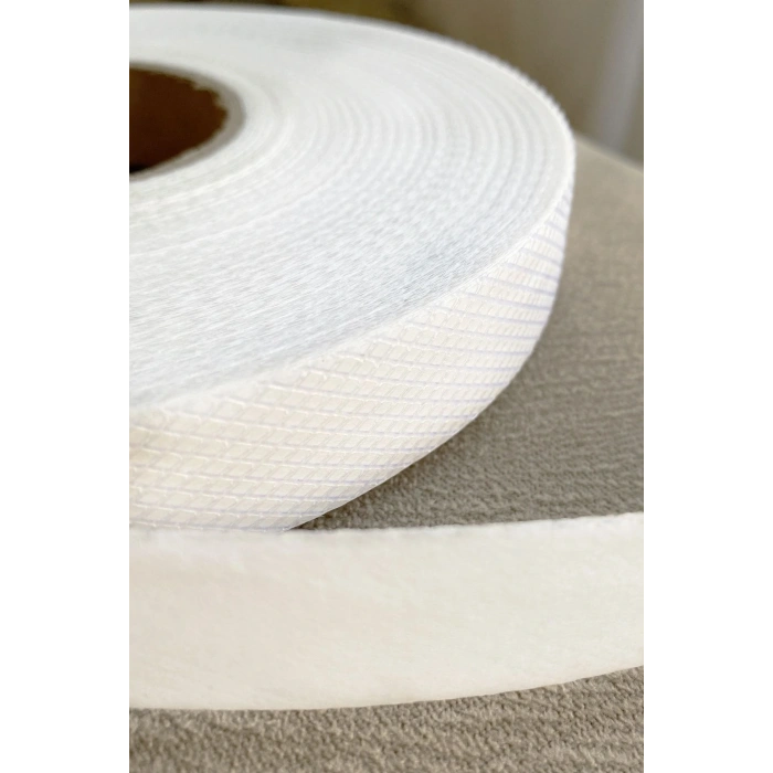 Tela Çift Taraflı Yapışkan - Amerikan Tela - Etek Paça Telası (KAĞITLI) 1,5cm 10mt 1 Adet