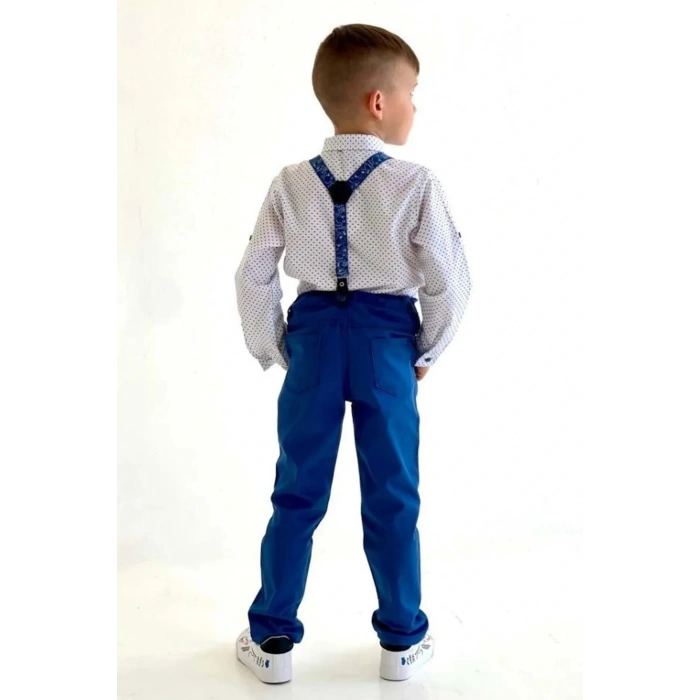 Erkek Çocuk Oxford Gömlekli Papyonlu