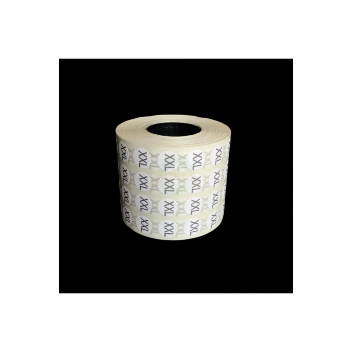 Xxl Beden Yapışkanlı Etiket - Sticker ( 5000 Adet )