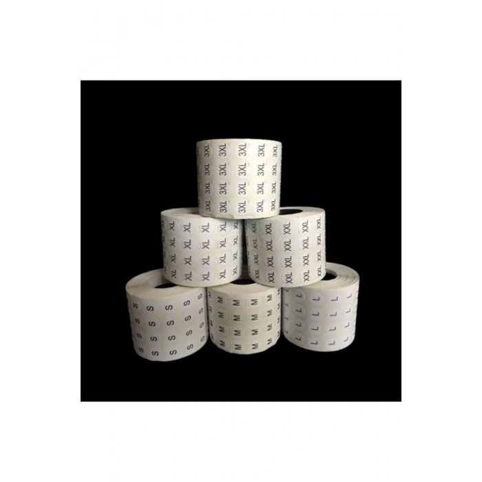 Xxl Beden Yapışkanlı Etiket - Sticker ( 5000 Adet )