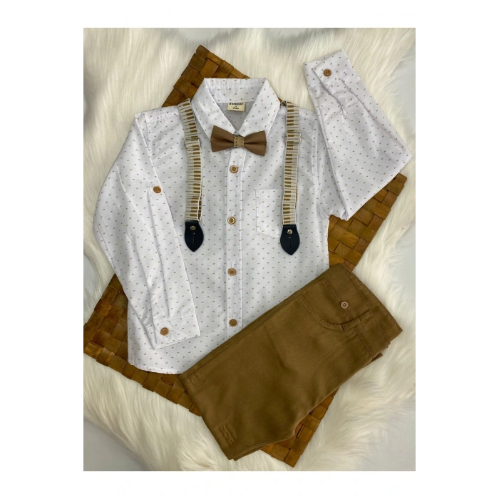 ERKEK ÇOCUK PAPYONLU 4 LÜ TAKIM