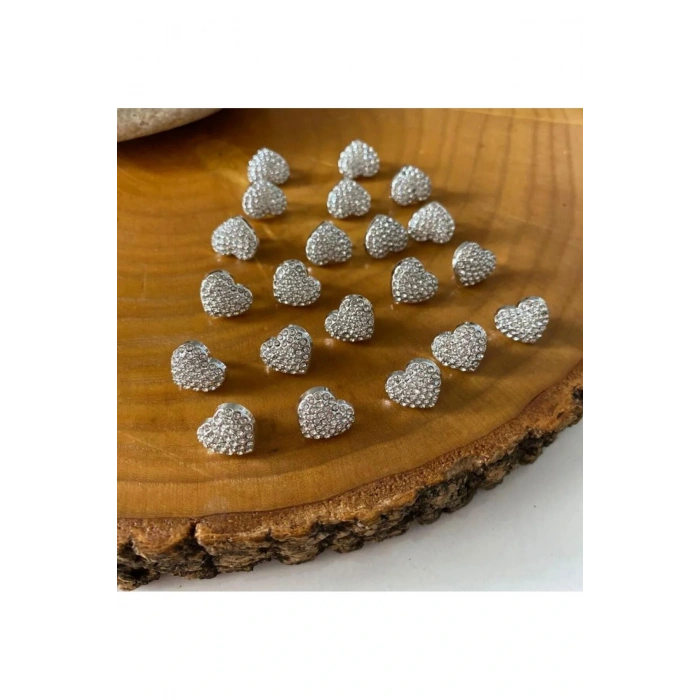 24 BOY KALPLİ TAŞLI DÜĞME - 10 ADET