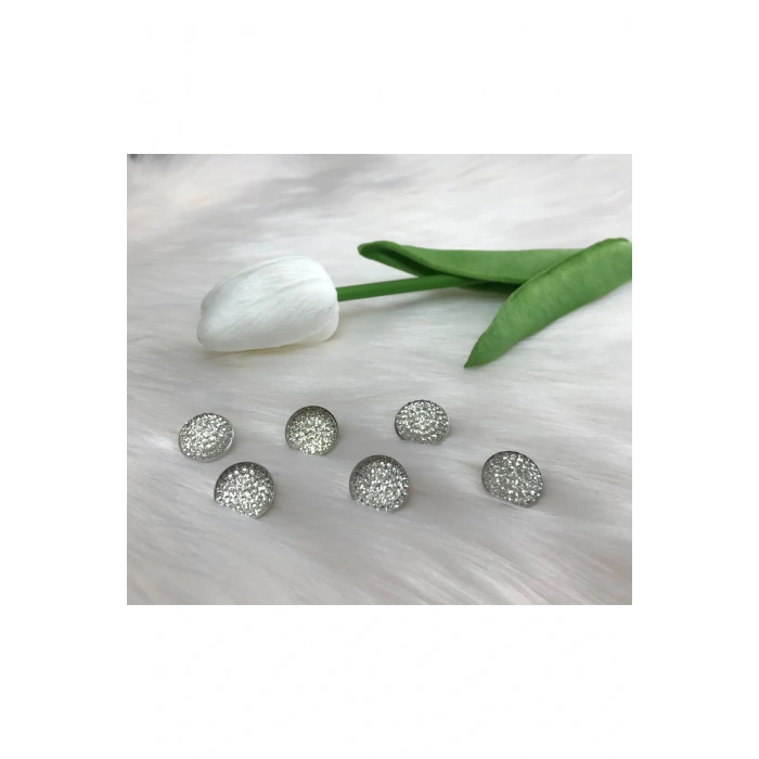 Işıltılı Düğme (24boy) 15mm-10 Adet