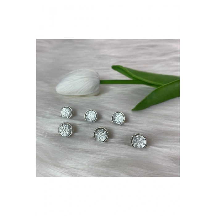 Işıltılı Düğme (20boy) 13mm-10 Adet