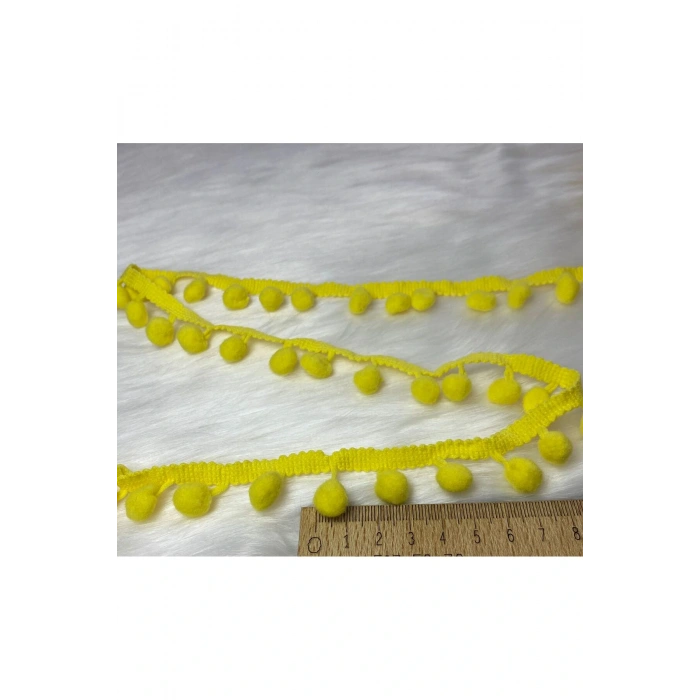 Sarı Şerit Ponpon 1 MT