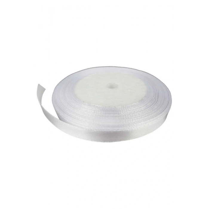 Kurdela Saten Beyaz 6 Mm ( 23 Metre )