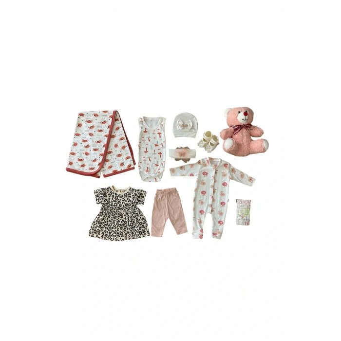 Yeni Doğan Kız Bebek Hediyelik Seti Kutulu
