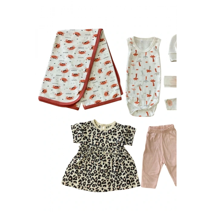 Yeni Doğan Kız Bebek Hediyelik Seti Kutulu