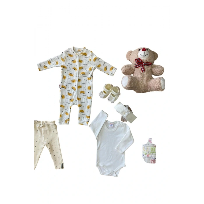 Yeni Doğan Kız Bebek Hediyelik Seti Kutulu