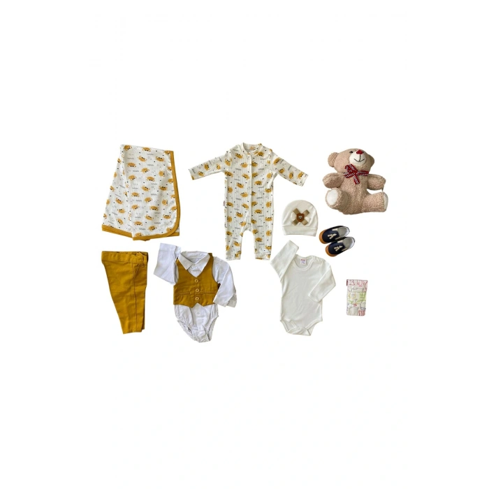 Yeni Doğan Erkek Bebek Hediyelik Seti Kutulu