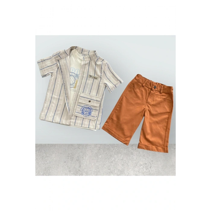 Erkek Çocuk Şortlu Yazlık Takım 3LÜ