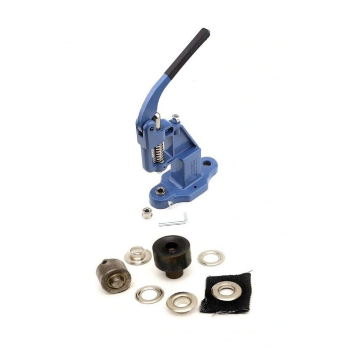 Tulumba El Presi Kuş Gözü Çakma Makinası Ve 7 Farklı Kalıp