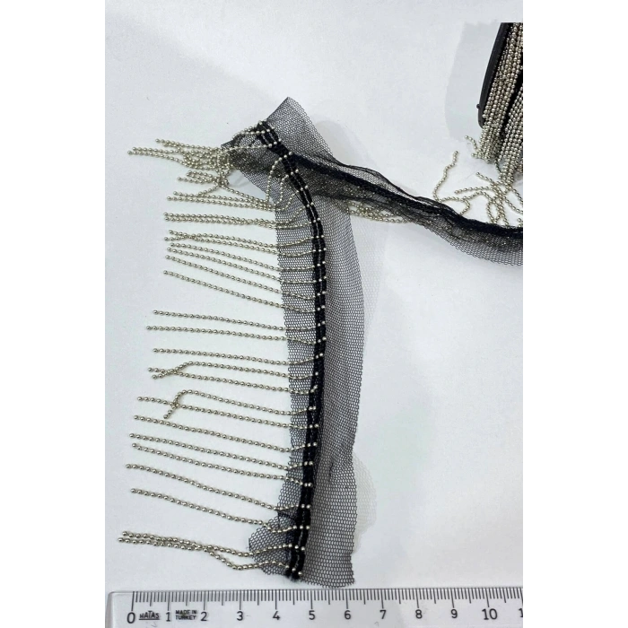 Dekoratif Şerit Aksesuar Zincirli Püsküllü Saçak Şerit – Dekoratif Şerit