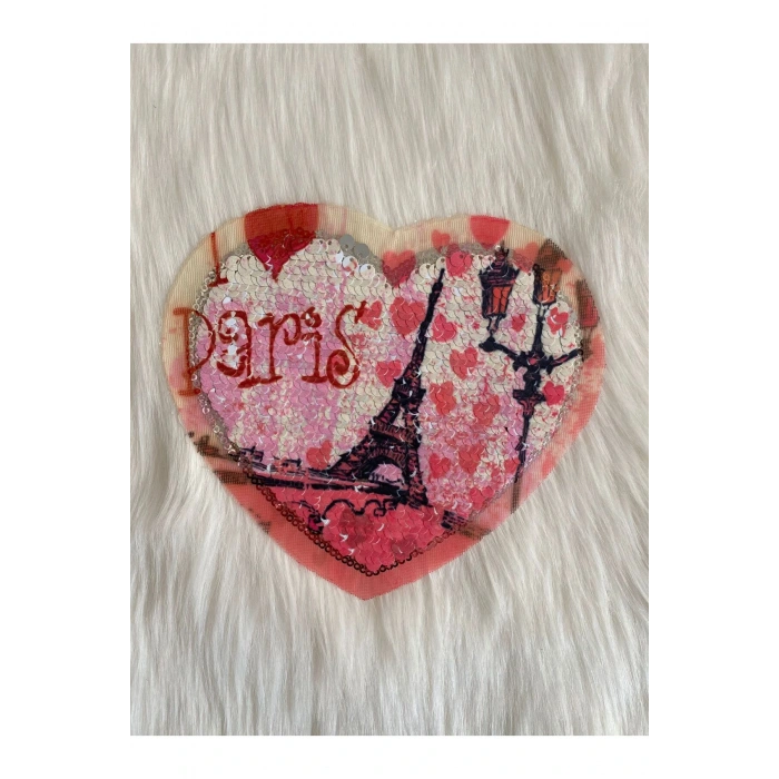 Ütü İle Yapışan Renk Değiştiren Payetli Arma, Yama, Aplike