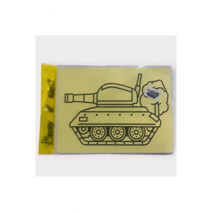 Kum Boyama Tank Resimli