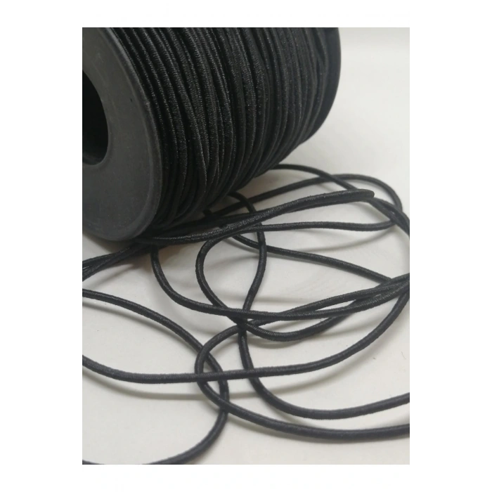 1,5 Mm Lastik Ip Siyah Renk 20 Metre