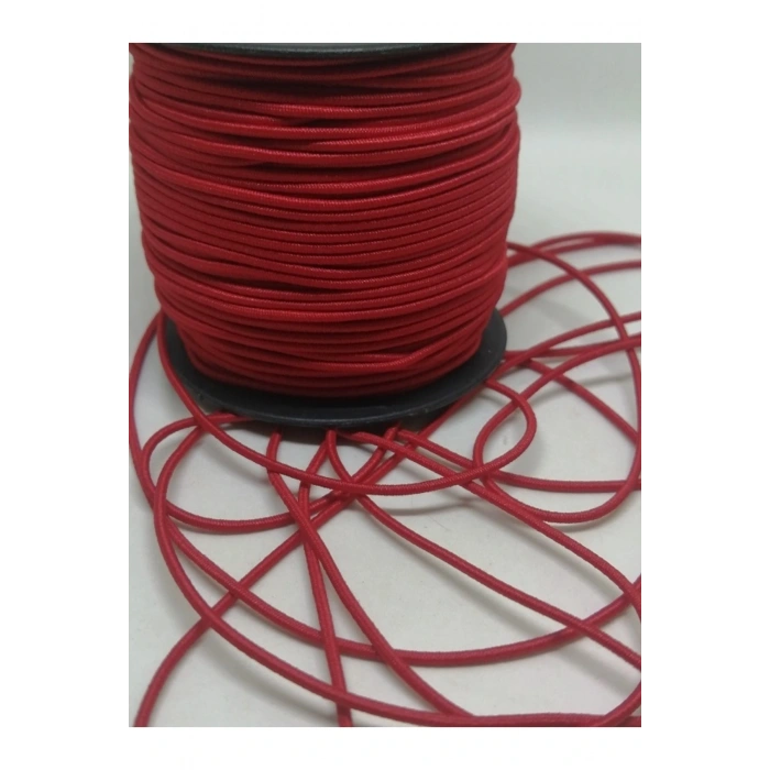 1,5 Mm Lastik Ip Kırmızı Renk 20 Metre