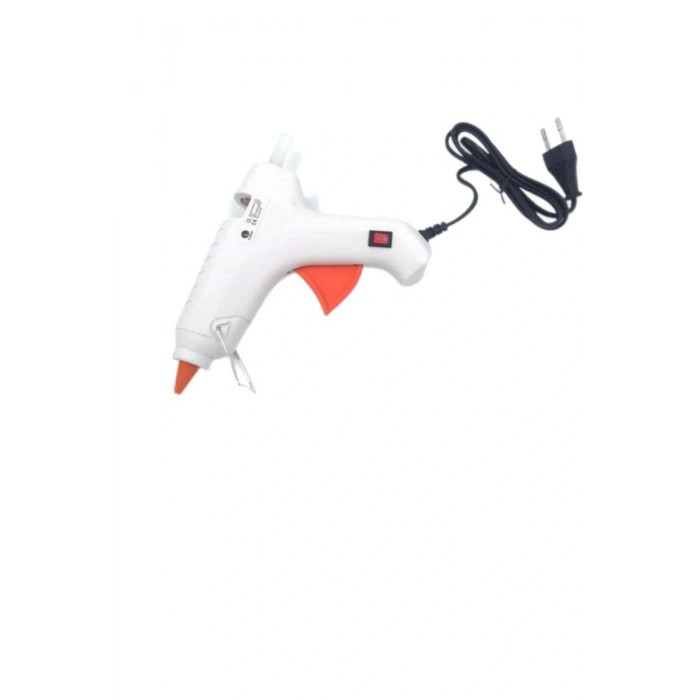 Silikon Tabancası 40 W Küçük Boy Beyaz Renk 1 Adet Silikon Tabanca