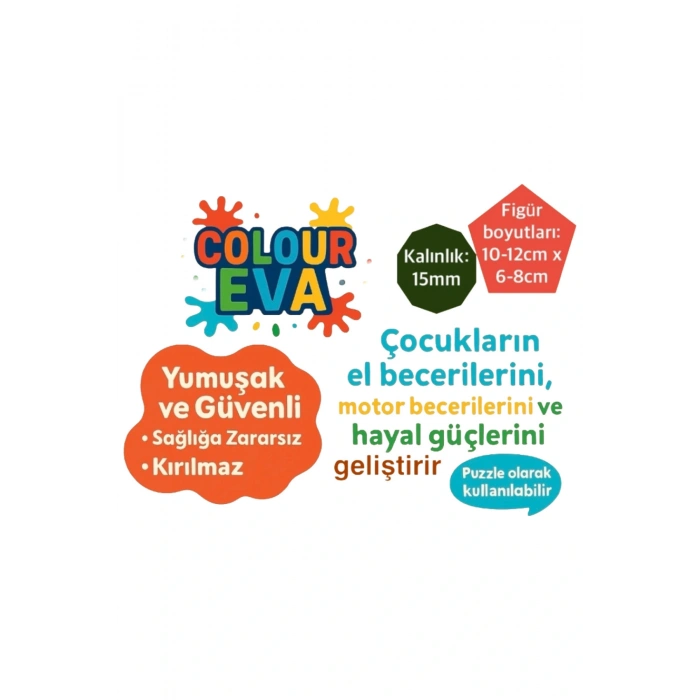 3D Kümes Hayvanları Boyama Seti ,Puzzle, Eva Baskı Süngeri. Çocuk Etkinlik, Montessori.