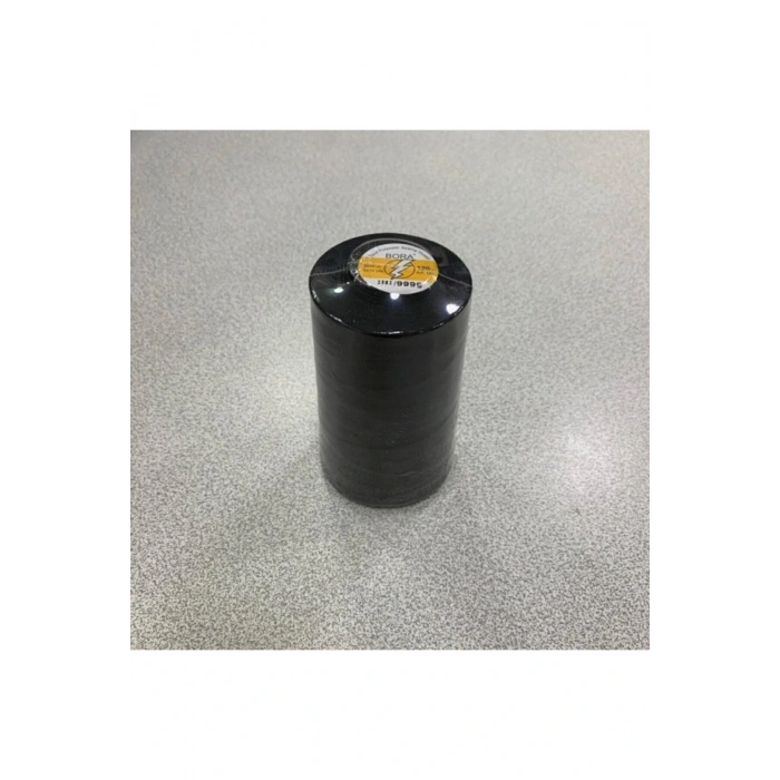 Bora Dikiş Ipi 5000 Metre Makara (siyah) Dikme Onarma Ipi Dik2021