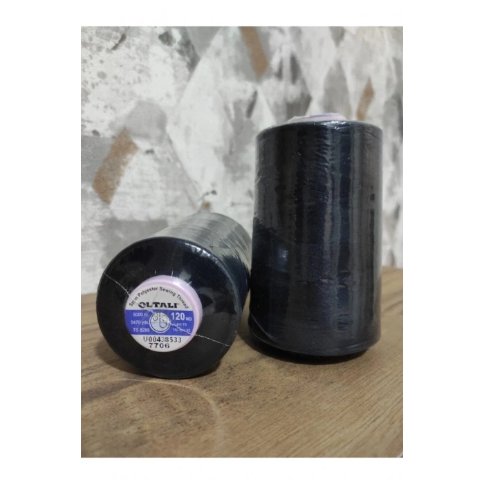 %100 Polyester 120 Numara Dikiş Ipliği 5000 Mt (7706) 1 ADET