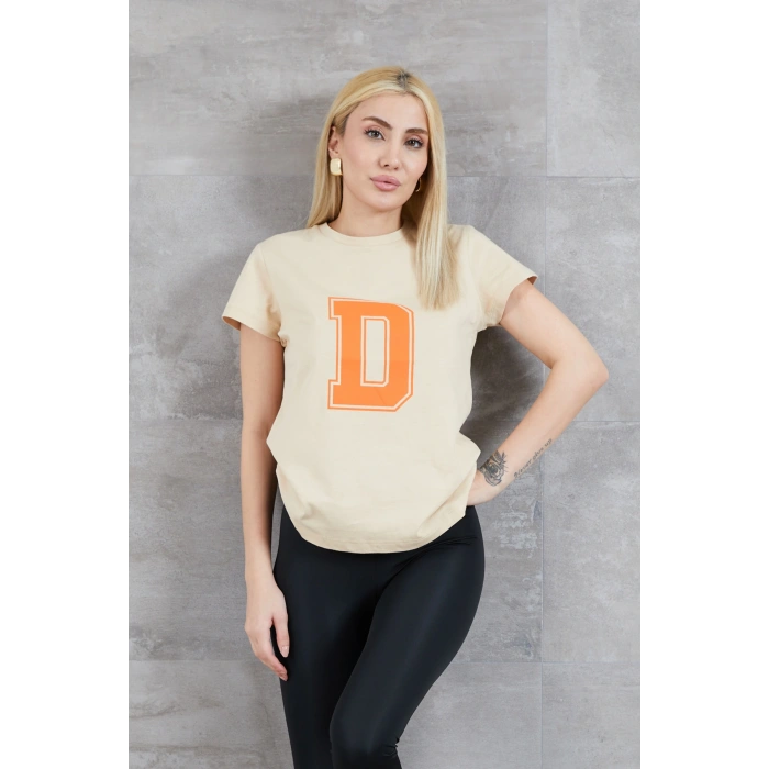 D Baskılı T-shirt