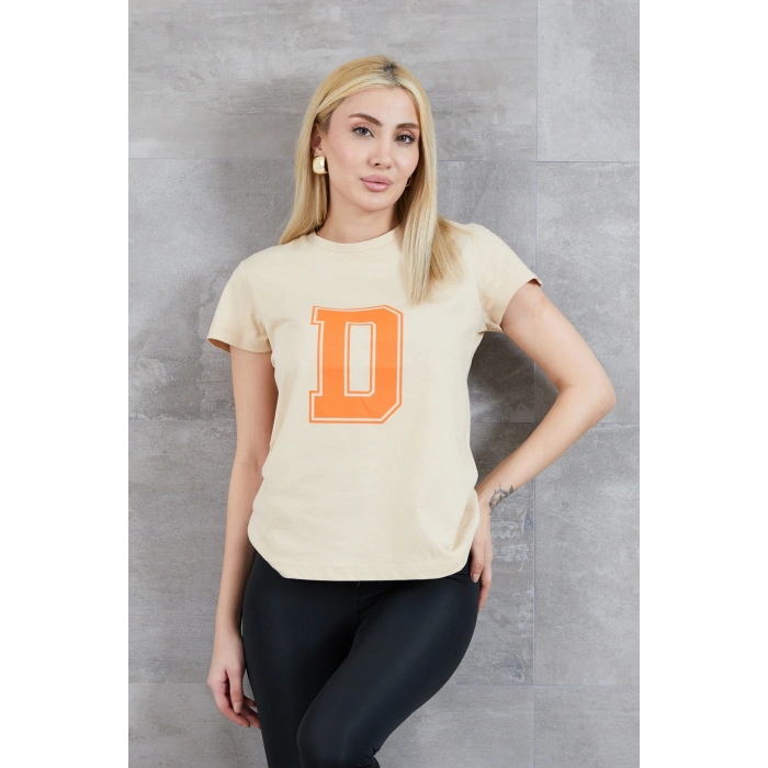 D Baskılı T-shirt