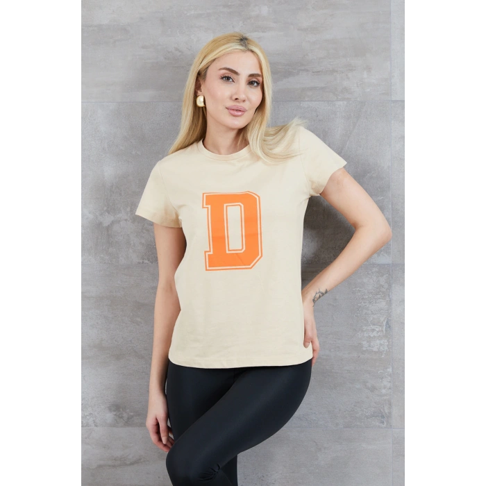 D Baskılı T-shirt