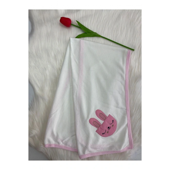 Desenli Tek Katlı Bebek Battaniyesi