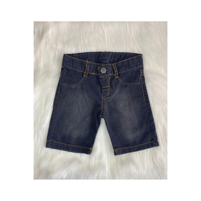 Erkek Çocuk Cepli Kot Şort