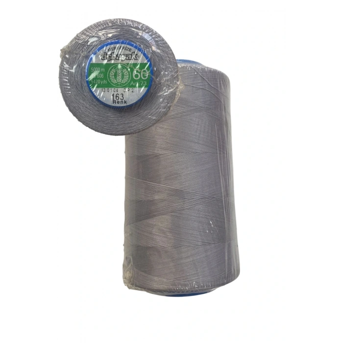 Üçbaşak Dikiş İpi 60No Merserize Pamuk İpliği 5000m 1 ADET