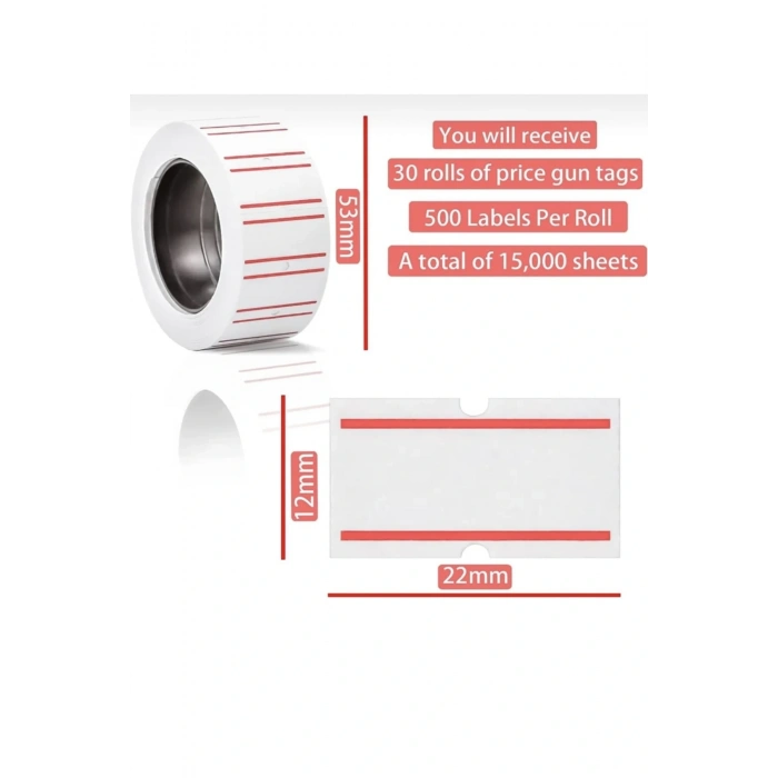METO ETİKET - FİYAT ETİKETİ 10 RULO