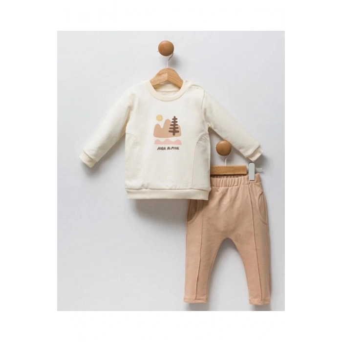 Organik %100 Pamuk Kız Çocuk Alt Üst Takım