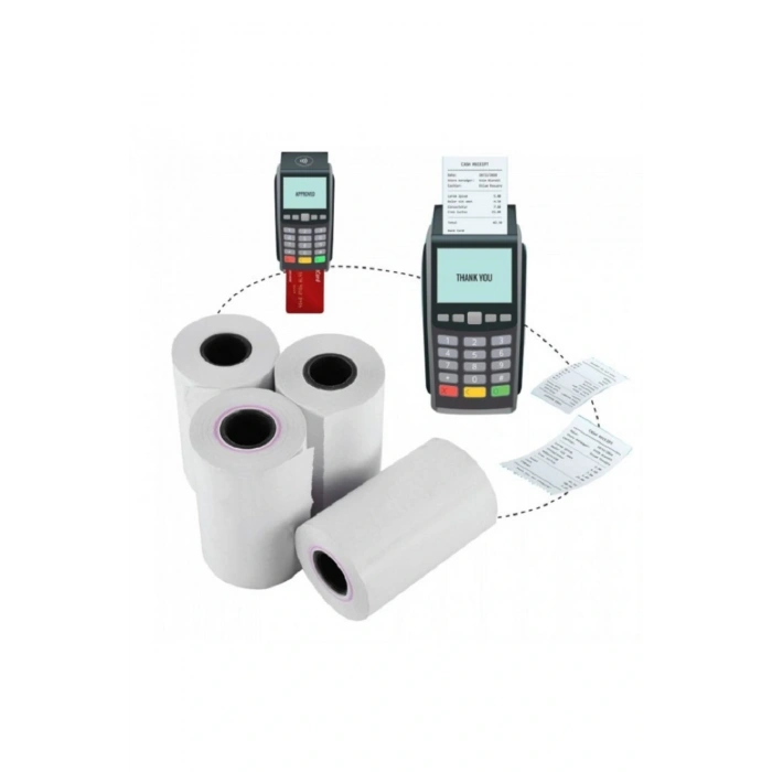Pos Yazarkasa Rulosu Termal 56x12 10 Adet 1 Paket Parlak