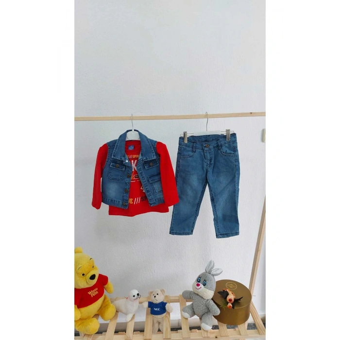 ERKEK ÇOCUK KOT YELEKLİ TAKIM