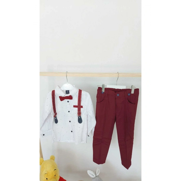 ERKEK ÇOÇUK PAPYONLU SALOPET TAKIM