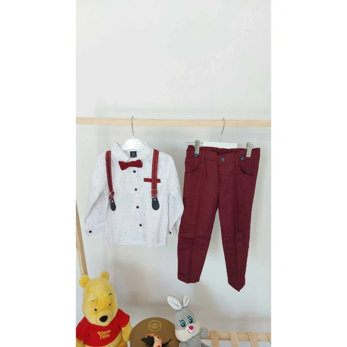 ERKEK ÇOÇUK PAPYONLU SALOPET TAKIM