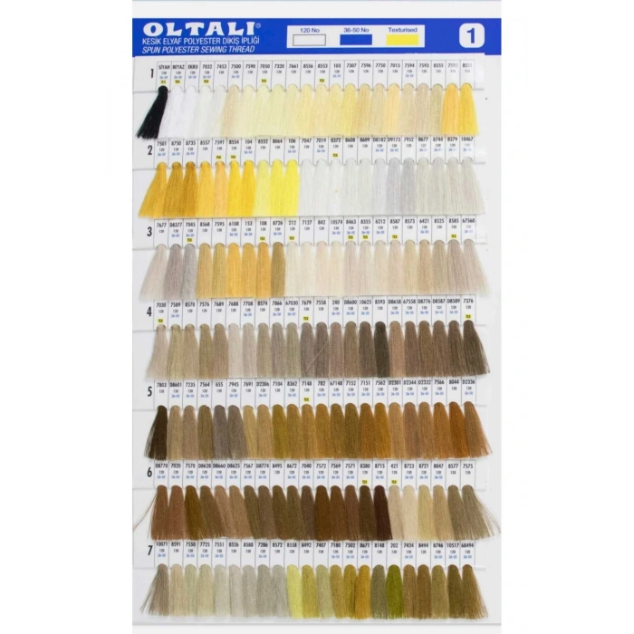 Oltalı Dikiş Ipi Karteladan Istediğinizi Seçebilirsiniz - 5000mt