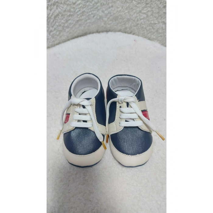 Bağcıklı Erkek Bebek Patik Ayakkabı 13cm