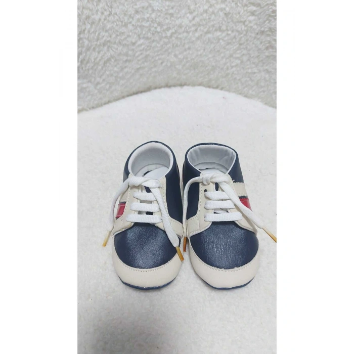 Bağcıklı Erkek Bebek Patik Ayakkabı 13cm