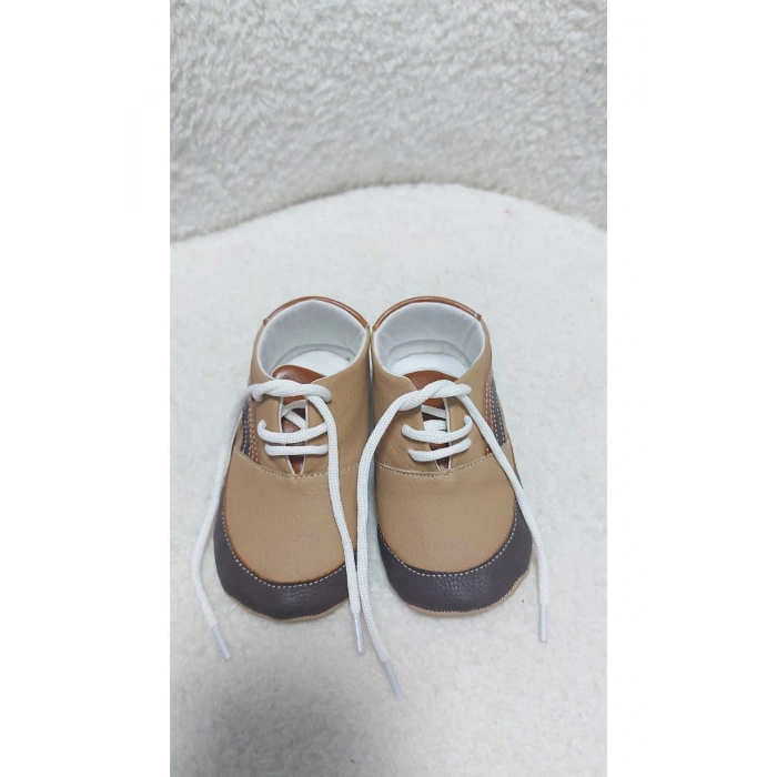 Bağcıklı Erkek Bebek Patik Ayakkabı 13cm