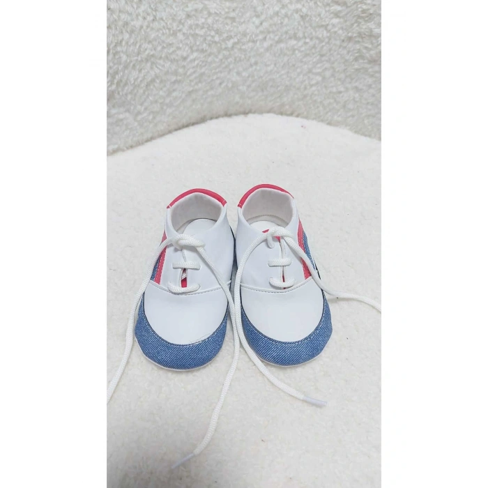 Bağcıklı Erkek Bebek Patik Ayakkabı 13cm