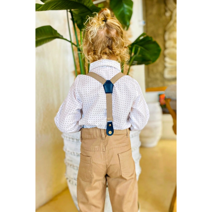 Caramela Erkek Çocuk Takım Elbise Papyonlu Ve Slopetli 4lü Set