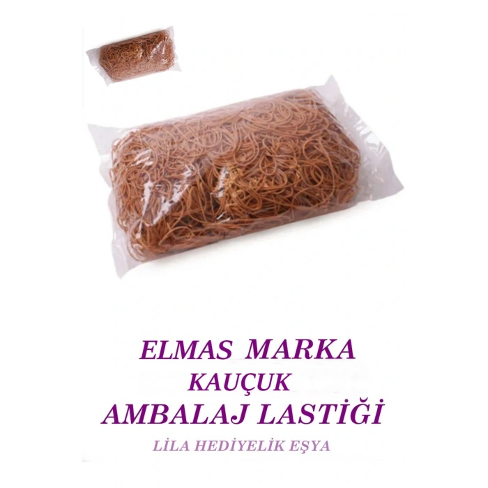1000 Adet Kauçuk Elmas Marka Ambalaj Lastiği  / Paket Lastiği / 40 mm /