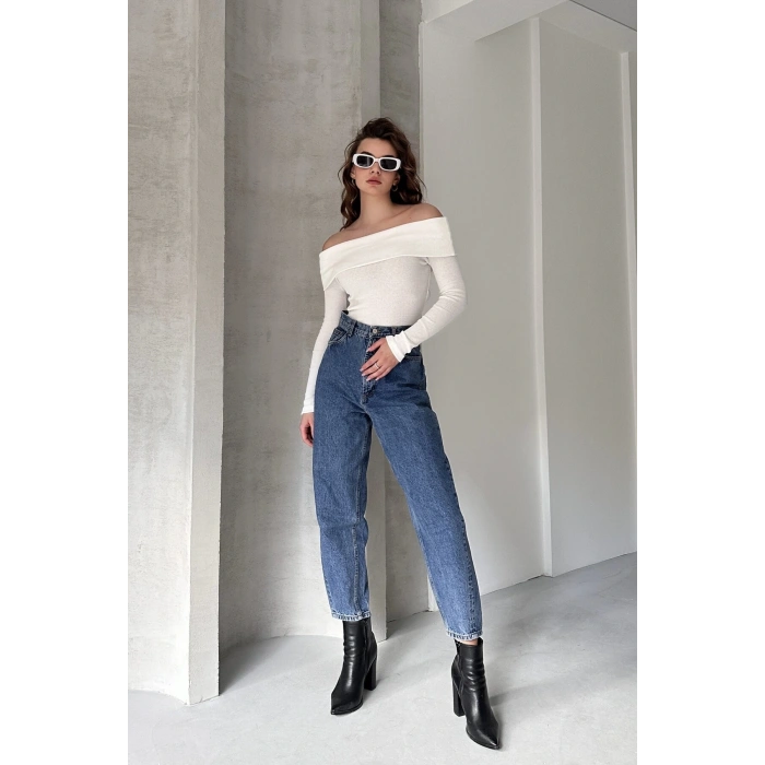 MADONNA YAKA KAŞKORSE BLUZ