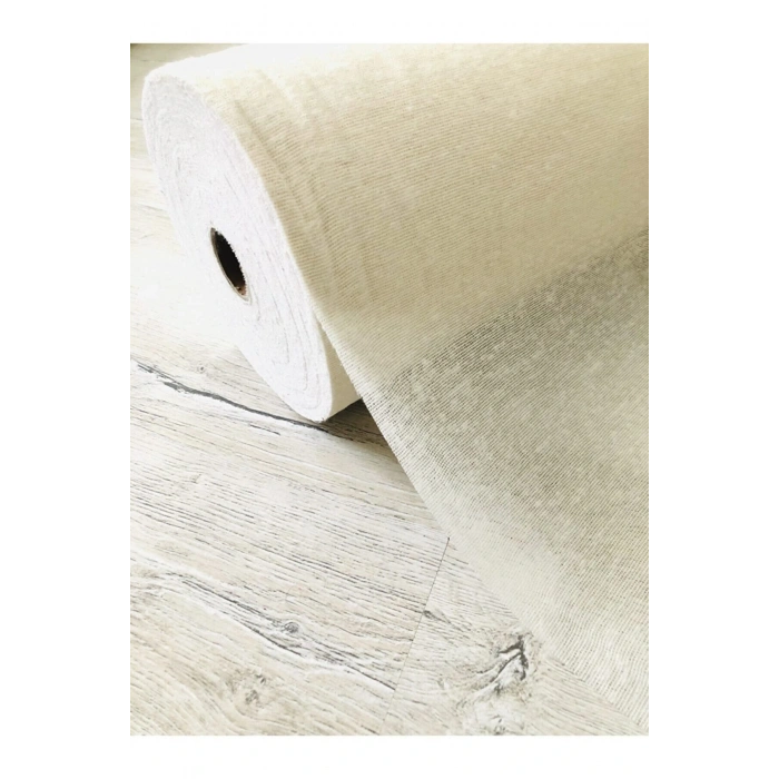 45 GR Tek Tarafı Yapışkanlı Bez Tela  30 CM  Beyaz Yapışkan 1 Metre