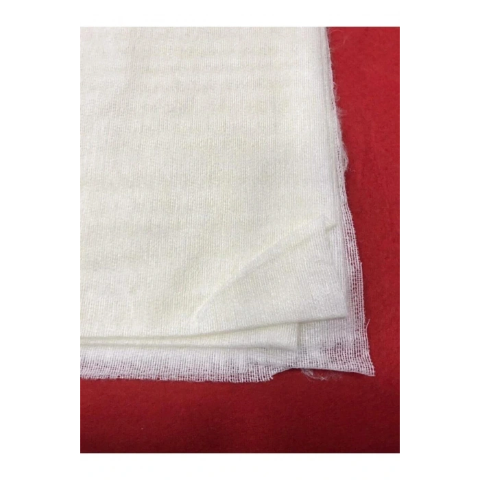 45 GR Tek Tarafı Yapışkanlı Bez Tela  30 CM  Beyaz Yapışkan 1 Metre