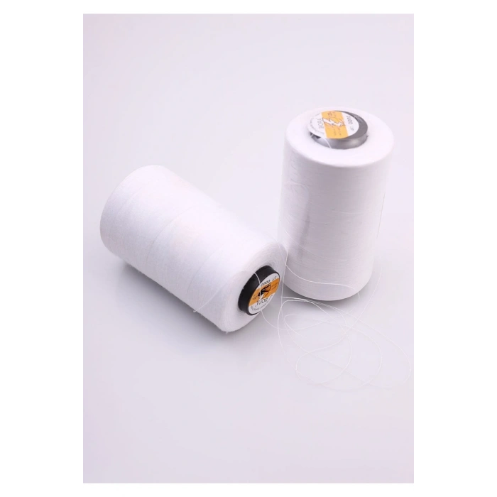 Makine Polyester Beyaz Dikiş Ipliği 1 Adet